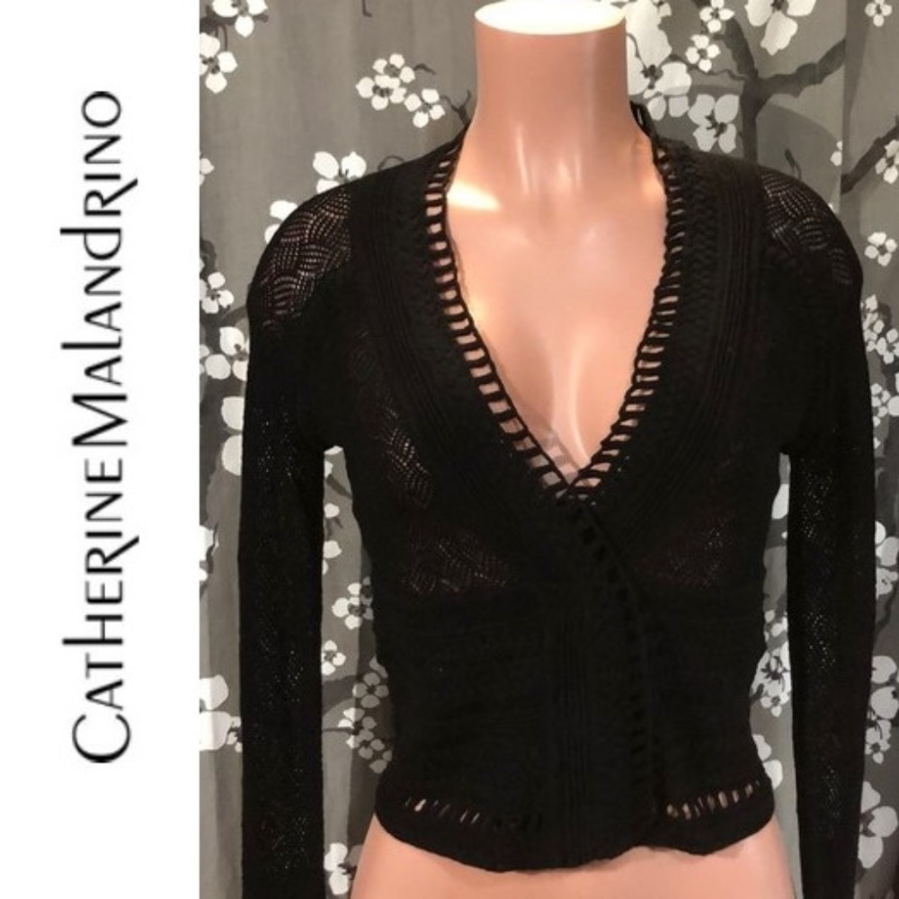 NWT Lace Knit Sexy Cardigan Sweater